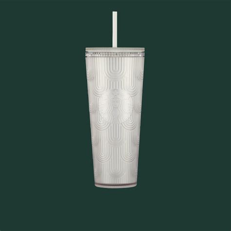 tinted soft-touch shell plastic cold cup - 24 fl oz